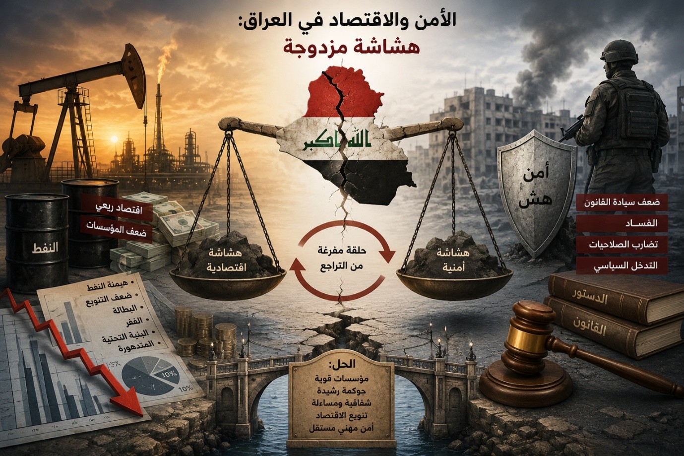 الأمن والاقتصاد في العراق: هشاشة مزدوجة