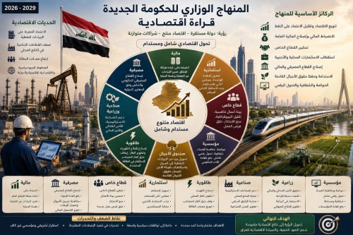 المنهاج الوزاري للحكومة العراقية الجديدة ... قراءة اقتصادية